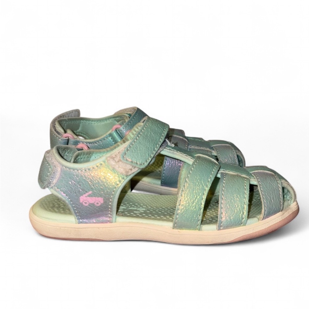 See Kai Run Kids’ Paley ll- Iridescent Water Friendly Fisherman Sandal- SZ 13